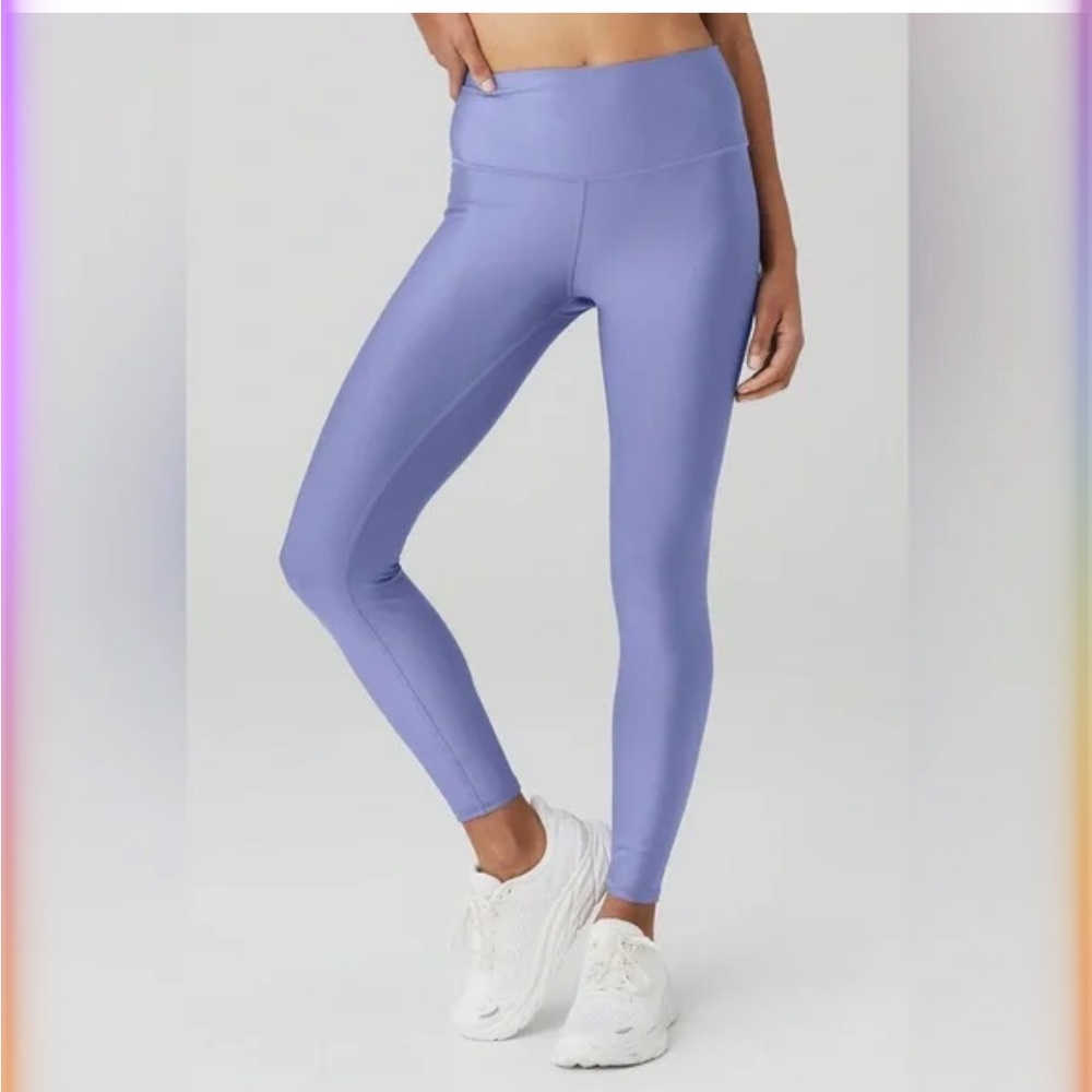 NEW ALO Yoga High Waist Airlift Leggings 7/8 Length Infinity Blue Small S